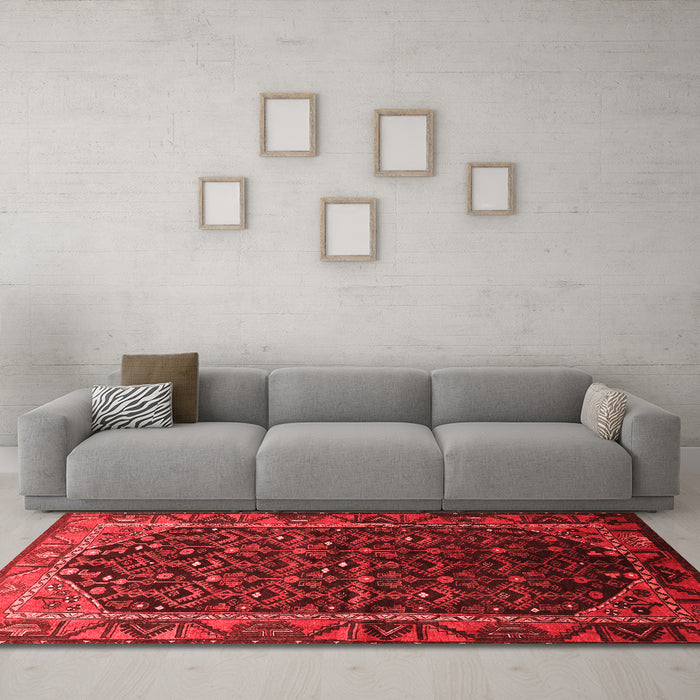 Traditional Red Washable Rugs