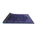 Sideview of Persian Blue Traditional Rug, tr558blu