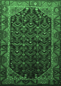 Persian Emerald Green Traditional Rug, tr558emgrn