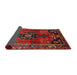 Sideview of Traditional Brown Persian Rug, tr559