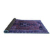 Sideview of Persian Blue Traditional Rug, tr559blu