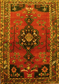 Persian Yellow Traditional Rug, tr559yw