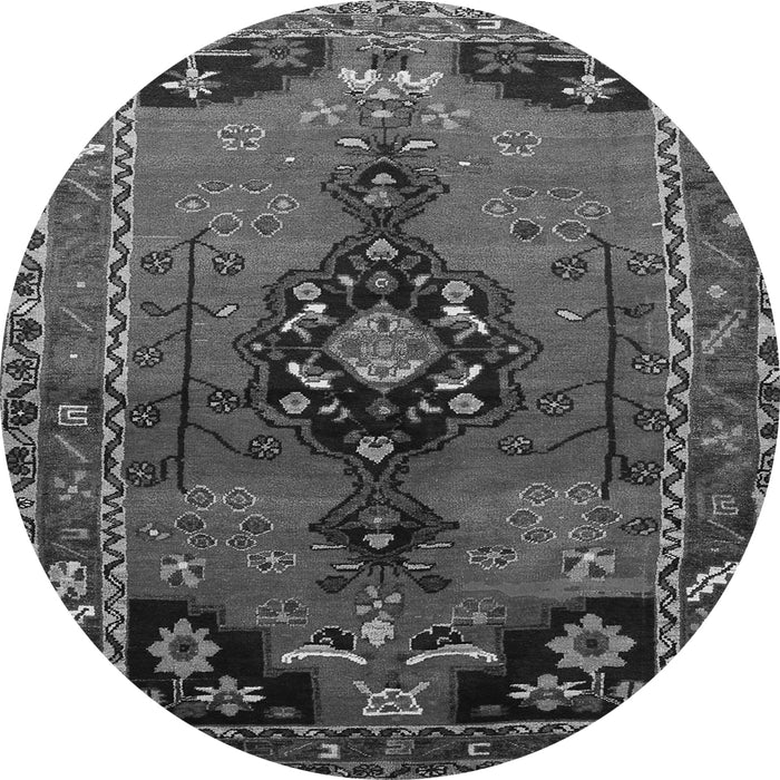 Square Persian Gray Traditional Rug, tr559gry