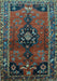 Persian Light Blue Traditional Rug, tr559lblu