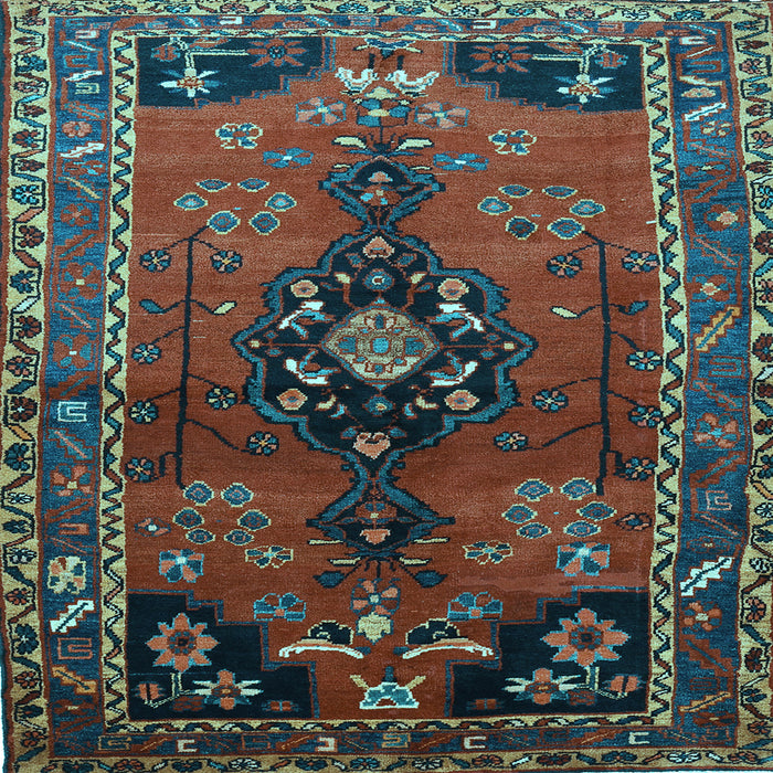 Square Persian Light Blue Traditional Rug, tr559lblu