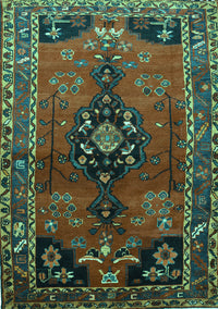 Persian Turquoise Traditional Rug, tr559turq