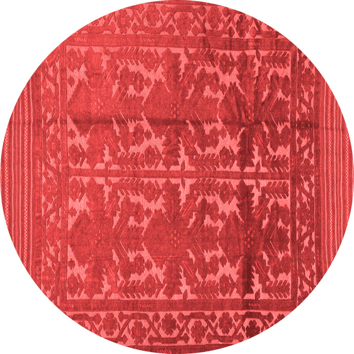 Machine Washable Southwestern Red Country Rug, wshtr55red