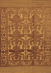 Southwestern Brown Country Rug, tr55brn