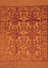 Southwestern Orange Country Rug, tr55org