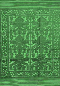 Southwestern Emerald Green Country Rug, tr55emgrn