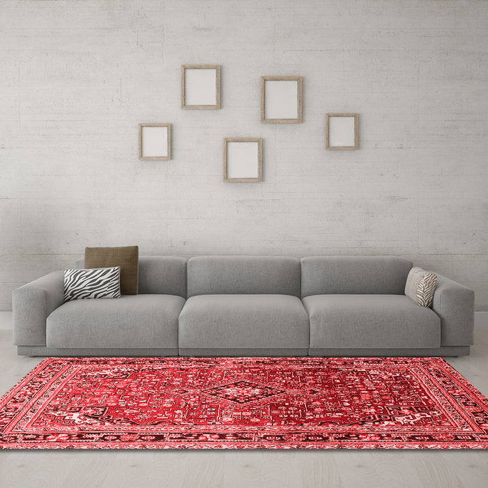 Traditional Red Washable Rugs