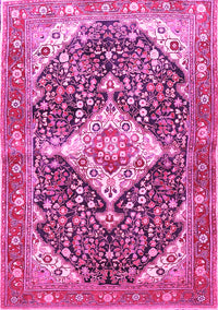 Medallion Pink Traditional Rug, tr561pnk