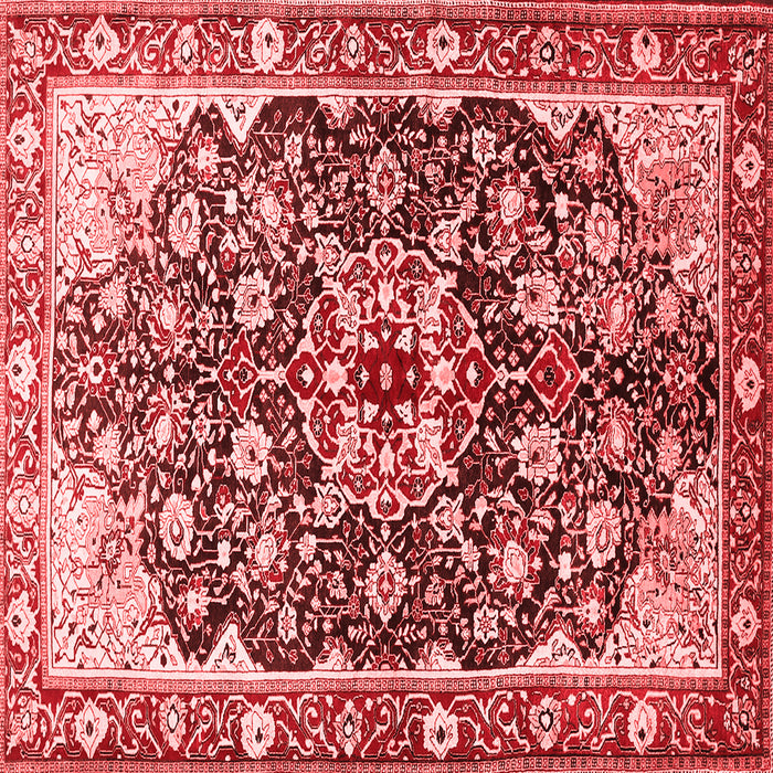 Medallion Red Traditional Rug, tr562red