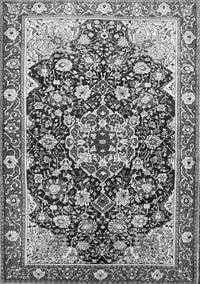 Medallion Gray Traditional Rug, tr562gry