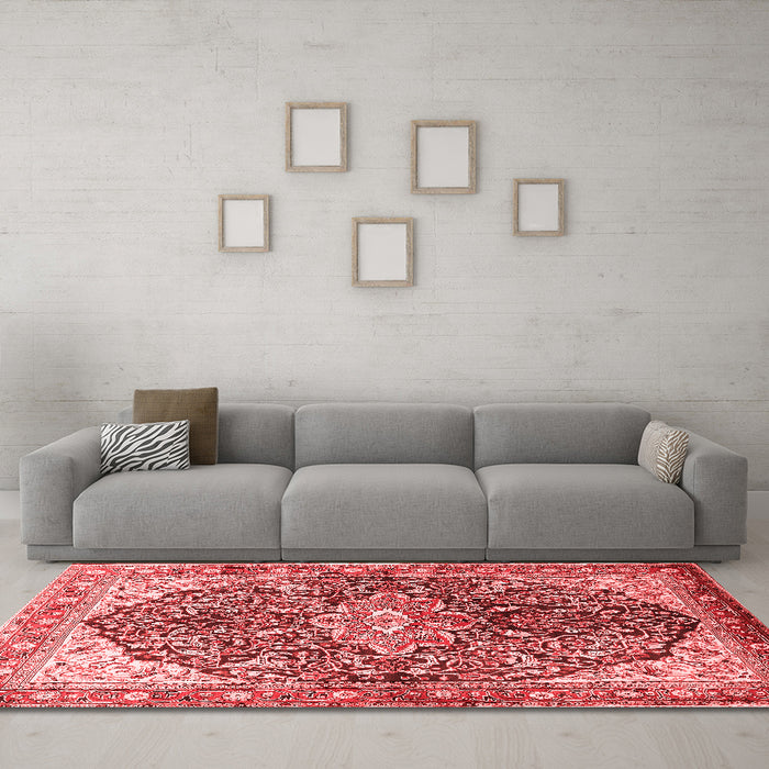 Traditional Red Washable Rugs