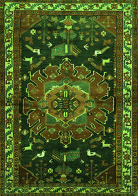 Persian Green Traditional Rug, tr564grn