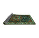 Sideview of Persian Turquoise Traditional Rug, tr564turq