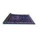 Sideview of Persian Blue Traditional Rug, tr564blu