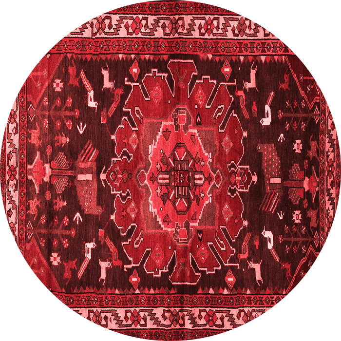 Machine Washable Persian Red Traditional Rug, wshtr564red