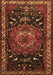 Machine Washable Persian Brown Traditional Rug, wshtr564brn