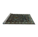 Sideview of Machine Washable Animal Light Blue Traditional Rug, wshtr565lblu