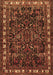 Machine Washable Animal Brown Traditional Rug, wshtr565brn