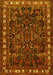 Animal Yellow Traditional Rug, tr565yw