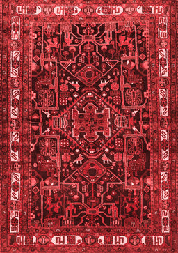 Animal Red Traditional Area Rugs