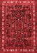 Animal Red Traditional Area Rugs