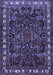 Animal Blue Traditional Rug, tr565blu