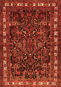 Animal Orange Traditional Rug, tr565org