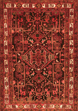 Animal Orange Traditional Rug, tr565org