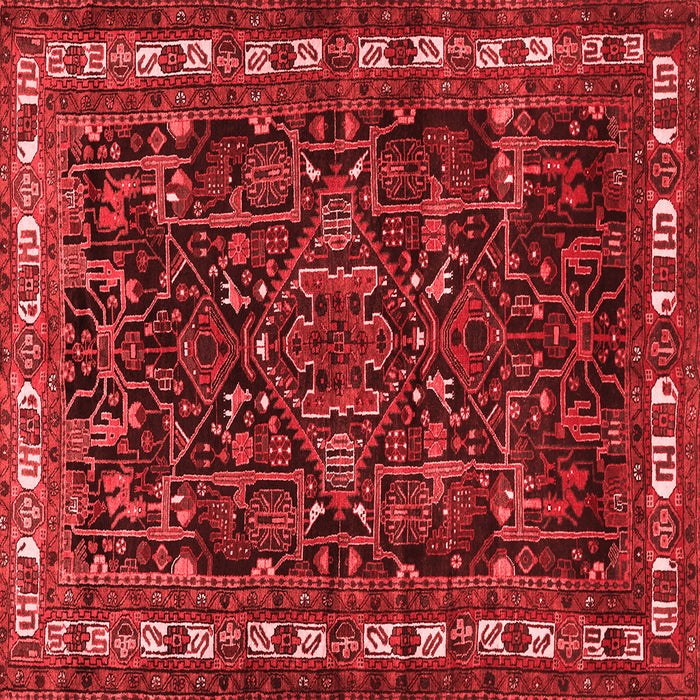 Animal Red Traditional Rug, tr565red