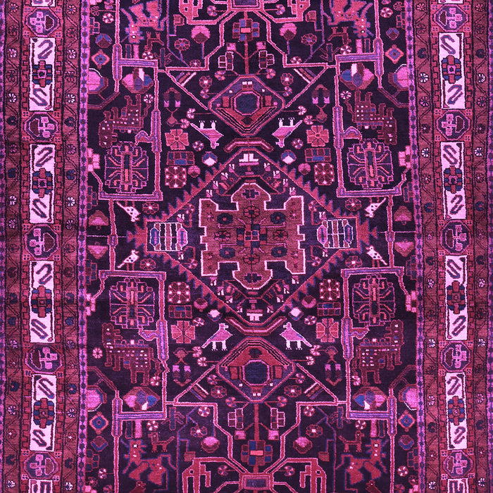 Animal Purple Traditional Rug, tr565pur