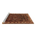 Sideview of Machine Washable Animal Brown Traditional Rug, wshtr565brn