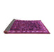 Sideview of Animal Purple Traditional Rug, tr565pur