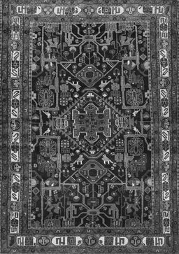 Animal Gray Traditional Rug, tr565gry