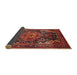 Sideview of Traditional Red Persian Rug, tr566