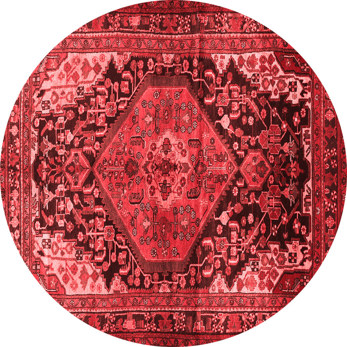 Machine Washable Persian Red Traditional Rug, wshtr566red