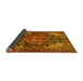 Sideview of Persian Yellow Traditional Rug, tr566yw