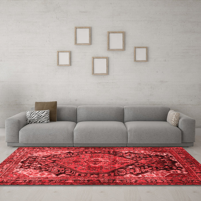 Traditional Red Washable Rugs