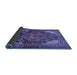 Sideview of Persian Blue Traditional Rug, tr566blu