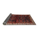 Sideview of Traditional Brown Persian Rug, tr567