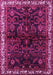 Machine Washable Persian Pink Traditional Rug, wshtr567pnk