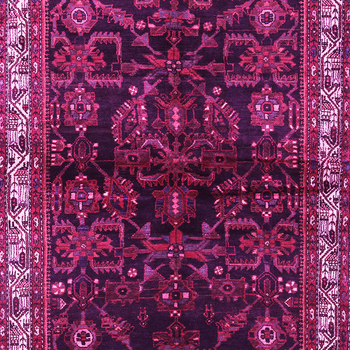 Machine Washable Persian Pink Traditional Rug, wshtr567pnk