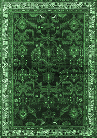 Persian Emerald Green Traditional Rug, tr567emgrn
