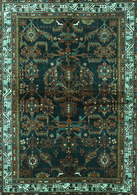 Persian Turquoise Traditional Rug, tr567turq