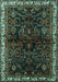 Persian Turquoise Traditional Rug, tr567turq