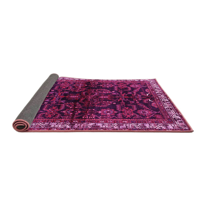 Sideview of Persian Pink Traditional Rug, tr567pnk