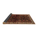 Sideview of Persian Brown Traditional Rug, tr567brn